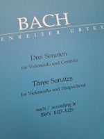 Bach: Gambensonaten (Violoncello, Bärenreiter) Niedersachsen - Oldenburg Vorschau