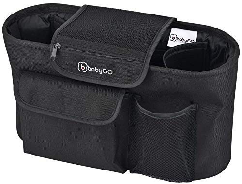 babyGO Kinderwagen Organizer Buggy - Kinderwagentasche mit Geträn in Körle