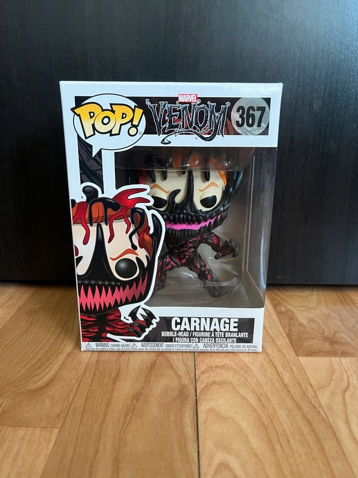 Funko Pop Marvel (Iron Man, Venom, Spider-Man, Captain Marvel) in Ringgau