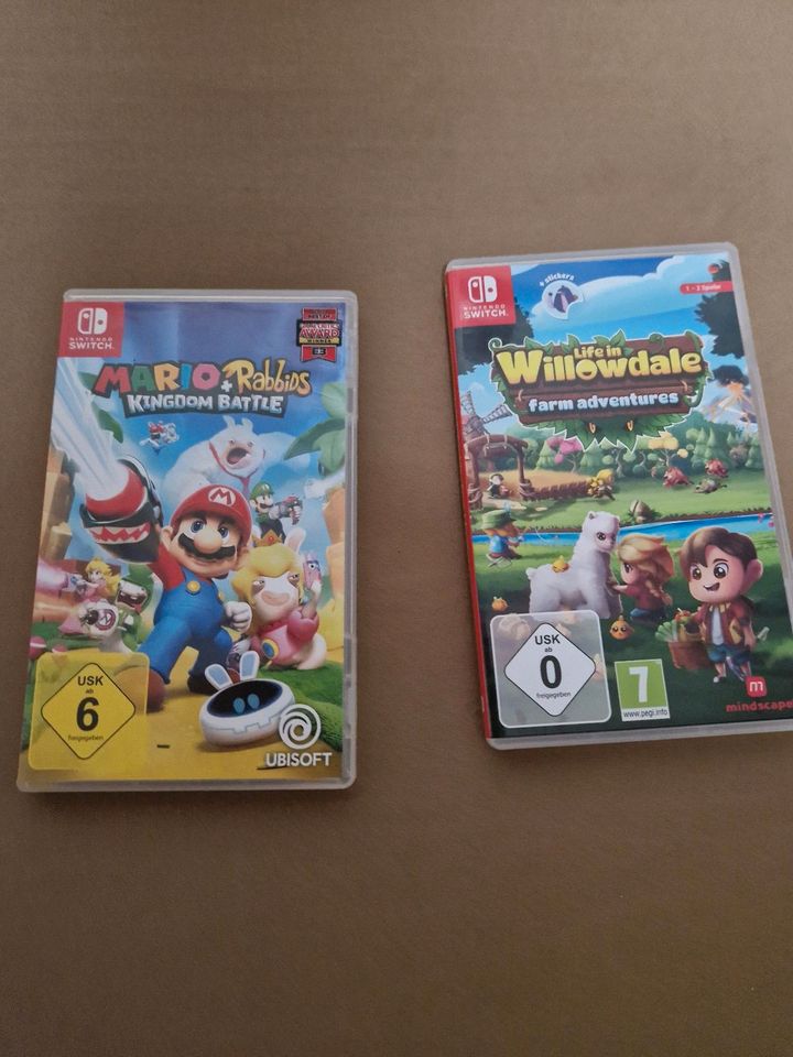 Div. Nintendo switch und wii spiele in Abensberg