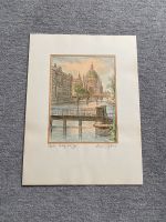 Alte Lithographie Berlin- Schloß und Dom, Original, Signiert Hamburg Barmbek - Hamburg Barmbek-Süd  Vorschau