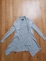 Amisu Strickjacke Wasserfall grau XS Wiesbaden - Mainz-Kostheim Vorschau