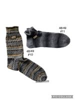 #10 #11 gestrickte Sneaker Socken Gr. 48 49 ** 75% Schurwolle Niedersachsen - Boffzen Vorschau