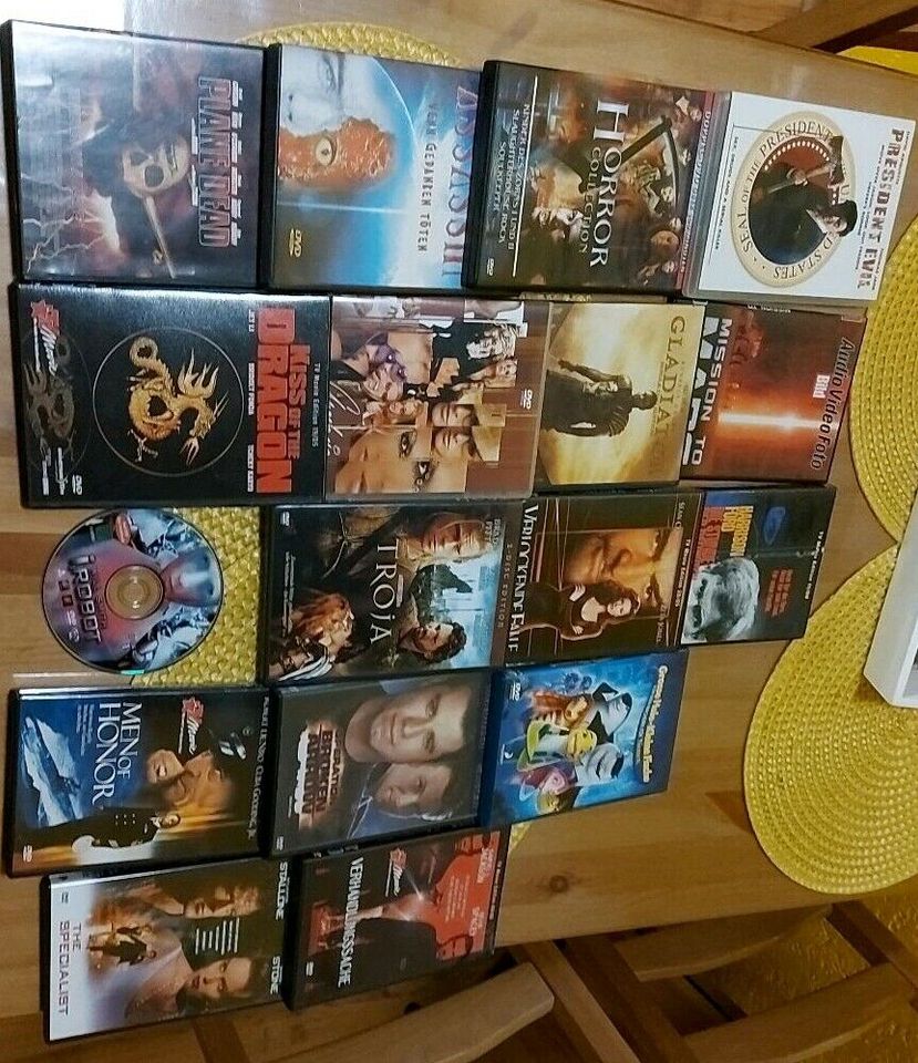 17 DVD Filme gemischtes Genre in Seifhennersdorf