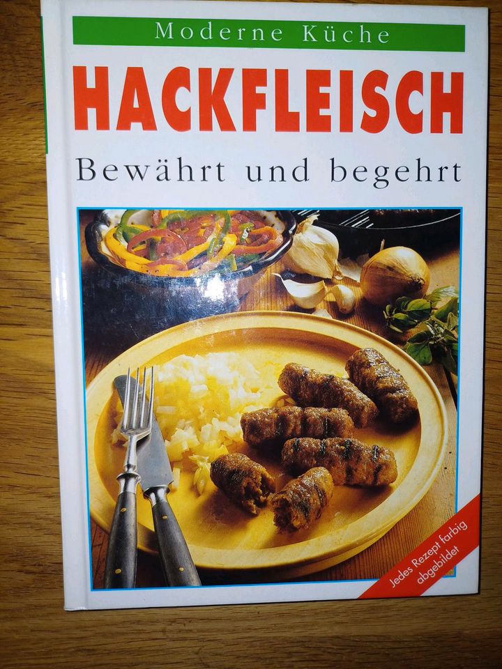 Kochbuch mit Hackfleischrezepten zu verkaufen in Schenklengsfeld