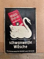 Dr. Thompson´s Waschpulver Schwan Reklame Schild Werbung Thompson Baden-Württemberg - Illerkirchberg Vorschau