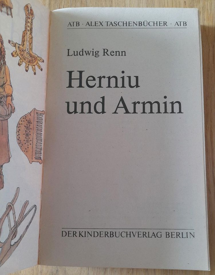 Buch Herniu und Armin von Ludwig Renn Kinderbuchverlag Berlin in Schwerin