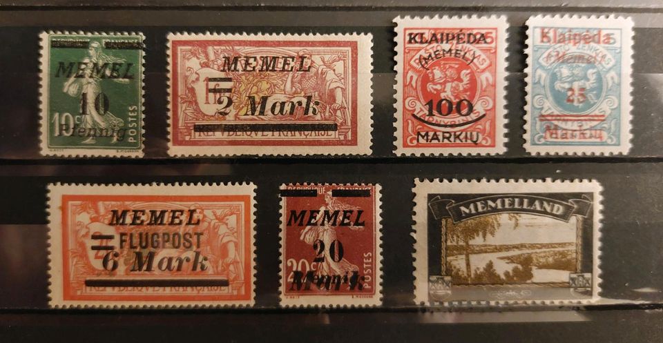 Briefmarken Lot Memel, Memelgebiet ungebraucht Lot in Velten