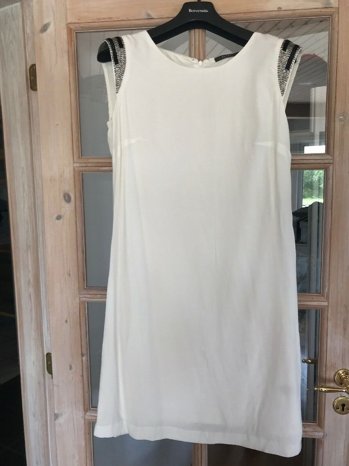 Esprit Kleid weiß Pailetten Sommerkleid Cocktailkleid 38 M in Jena