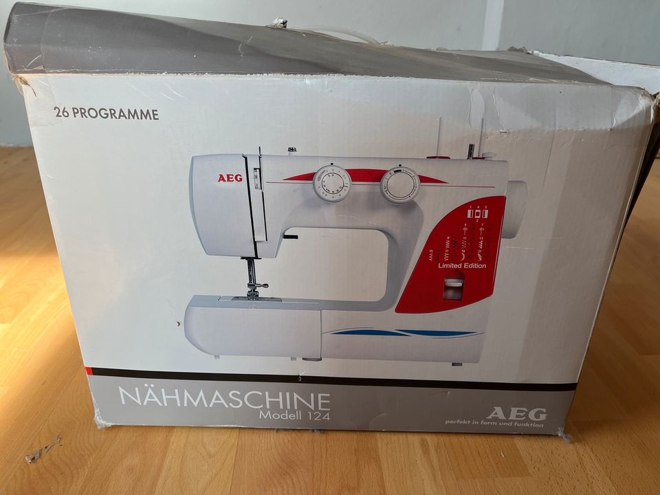 AEG Nähmaschine Model 124 wie neu Limited Edition in Bayern - Neuburg a.d.  Donau | Weitere Haushaltsgeräte gebraucht kaufen | eBay Kleinanzeigen ist  jetzt Kleinanzeigen