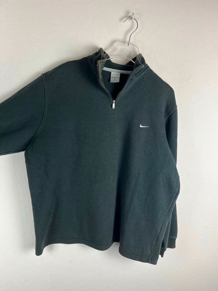 Vintage Nike Half-Zip Sweater - Retro Pullover -Oldschool -Gr. XL in Neuenhaus