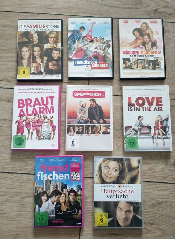 8er-Set DVD Liebesfilme Frauenfilme Komödien Jugendfilme Kinofilm in Haste