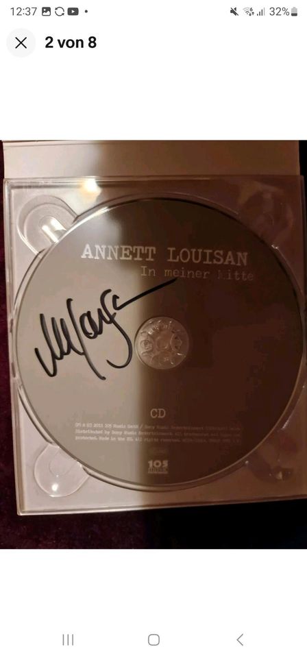 Zu viel Information von Annett Louisan,  CD und DVD handsigniert in Berlin