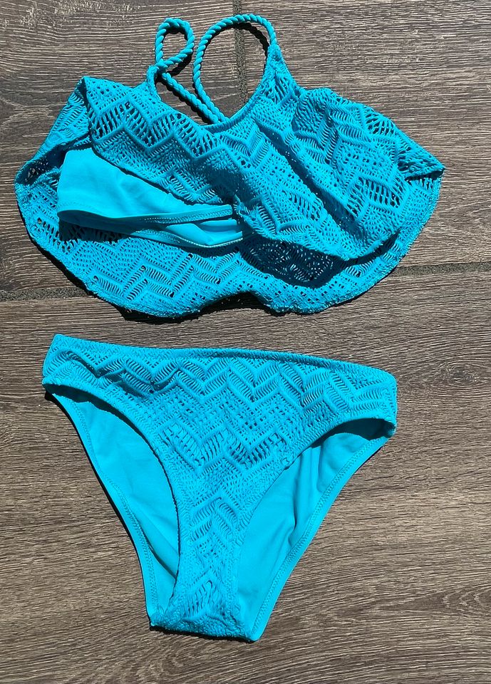 Bikini, hellblau, Fit-Z, Größe 140/146 in Edemissen