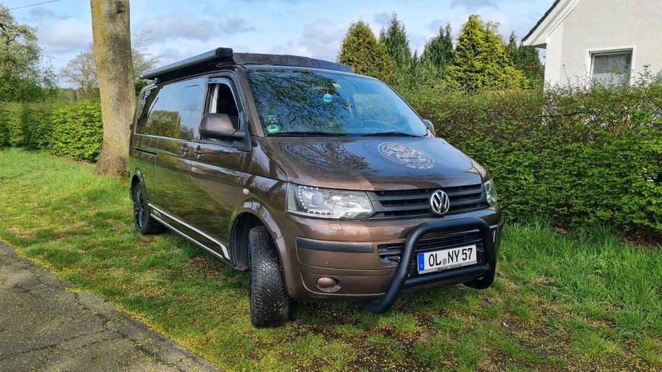 VW T5 lang 2.0 TDI 180PS 4 Motion Camper Wohnmobil in Drebber