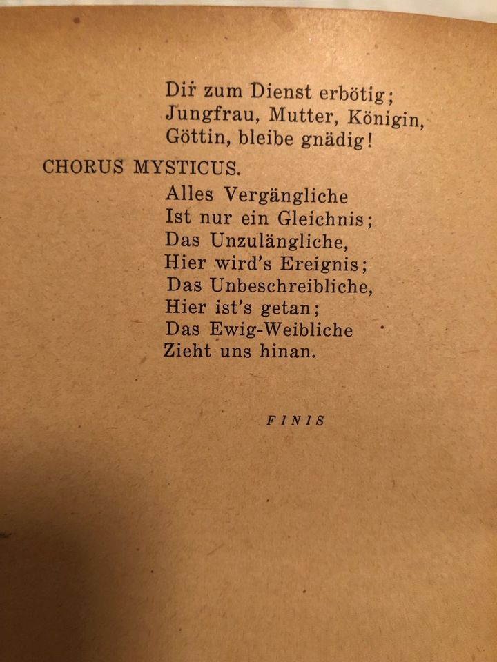 Goethes FAUST 1947 Ausgabe gebunden in Berlin