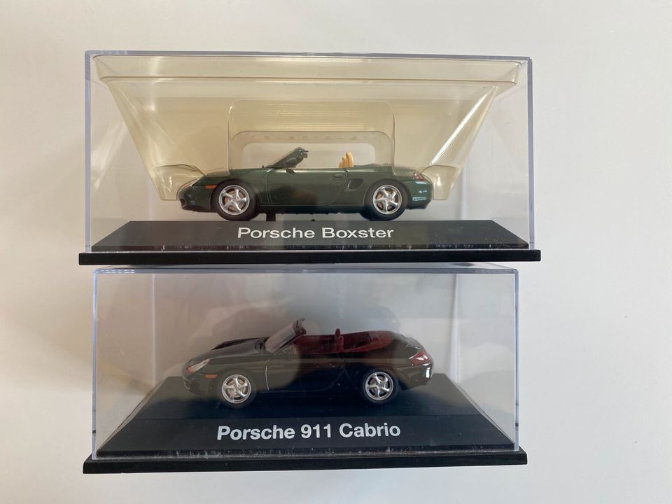 2* Schuco Modellautos, Porsche 911 Cabrio, Porsche Boxster in Darmstadt