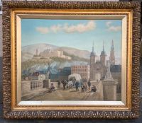 J. Ockenfels Gemälde Heidelberg  mit Schloß ~ 1900 Nordrhein-Westfalen - Paderborn Vorschau