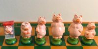 Schachspiel Rot Ceramic Schweine gegen den Rest der Tierwelt Niedersachsen - Wiesmoor Vorschau