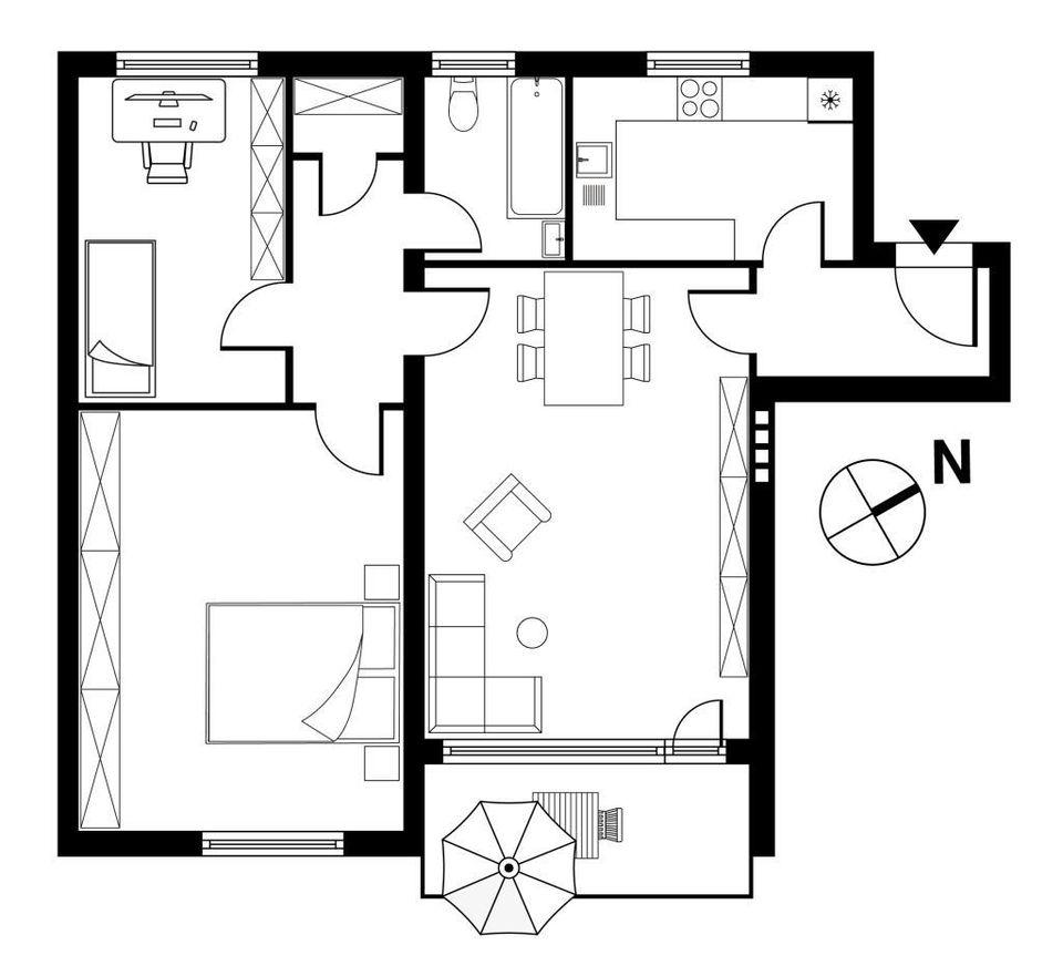 Bezugsfreie Traumwohnung mit Garten! in Berlin