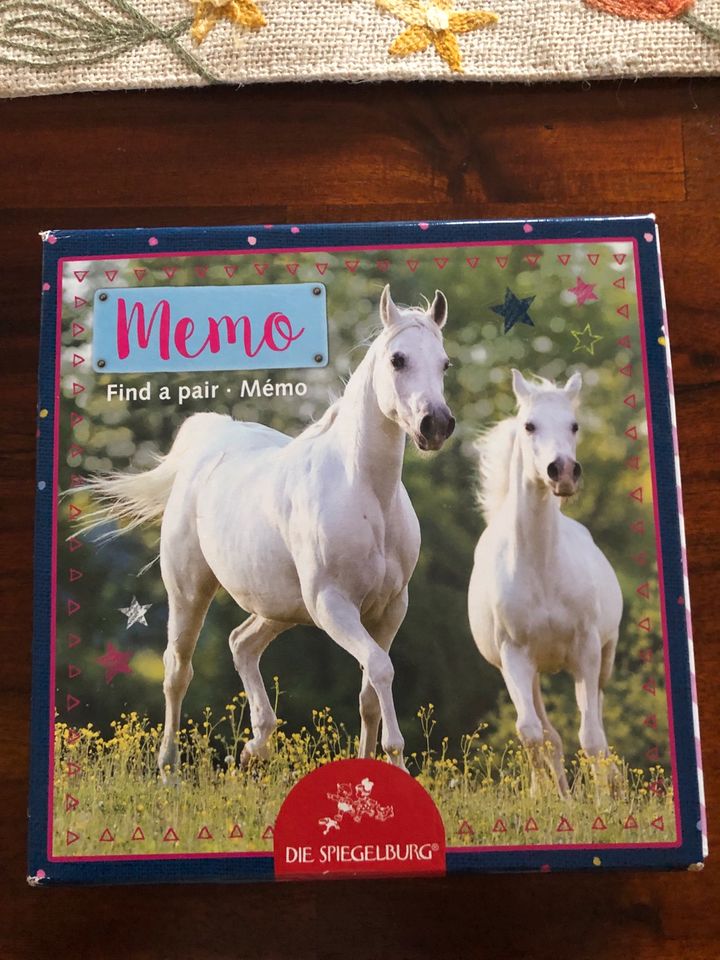 Pferde Memoryspiel 72 Karte in Tornesch