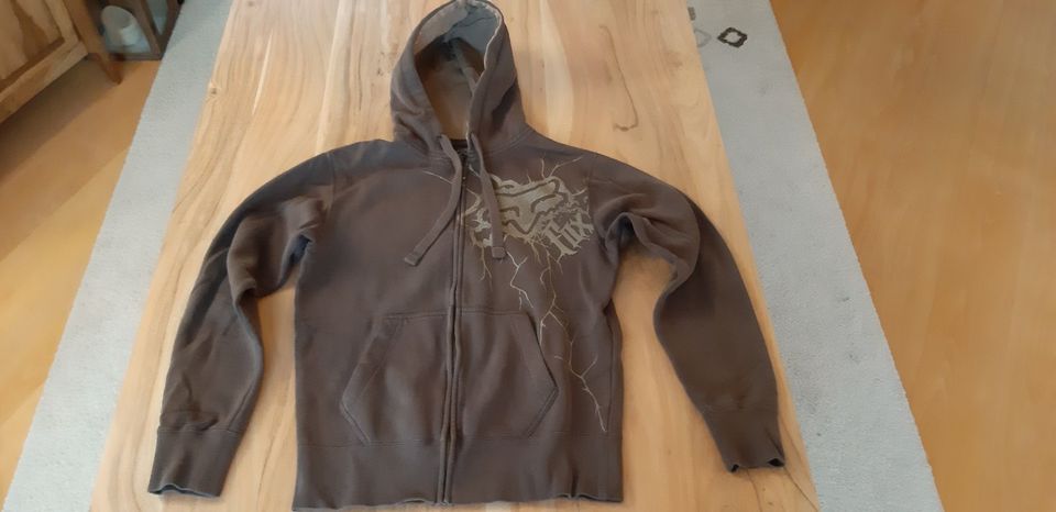 FOX Zipper Hoodie Hoody braun Größe S in München