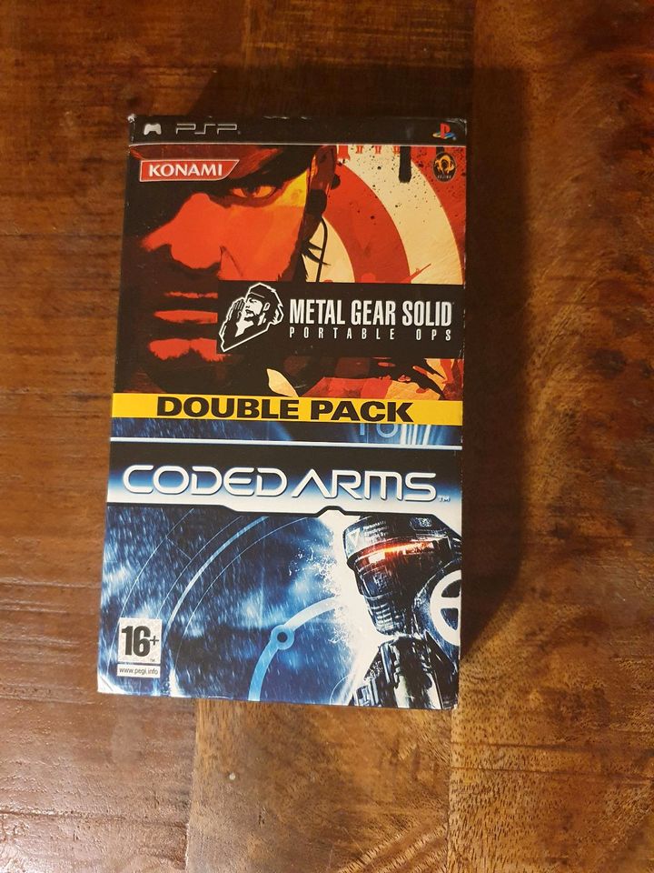 PSP Metal Gear Solid & Coded Arms Doppelpack für Sammler in Sindelfingen