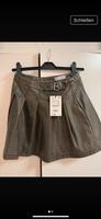 Rock Leder falten Rock schnalle zara vintage used look Leipzig - Engelsdorf Vorschau