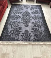 NEU Teppich Grau Blau 230 x 160cm Kelim NP300€ Fransen Hessen - Offenbach Vorschau