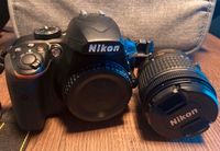 Spiegelreflexkamera Nikon D3400 inkl Tasche und Speicherkarte Bayern - Kienberg Vorschau