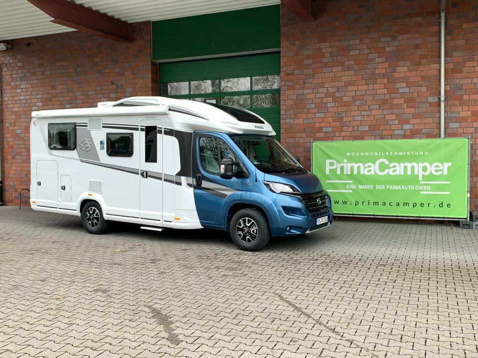 Wohnmobil Camper Reisemobil mieten im Kreis Paderborn Gütersloh Soest Bielefeld Delbrück Rietberg Büren Rüthen Erwitte Lippstadt Langenberg Detmold in Salzkotten bei PrimaCamper in Salzkotten