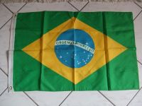 Flagge Brasilien mit Aufdruck ORDE ME PROGRESSO Bayern - Altenstadt Iller Vorschau