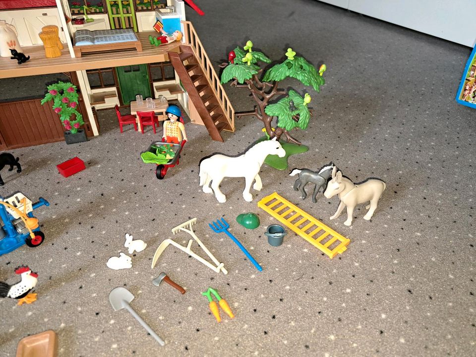 Playmobil Bauernhof 6120 und ganz viel Zubehör in Wurzen