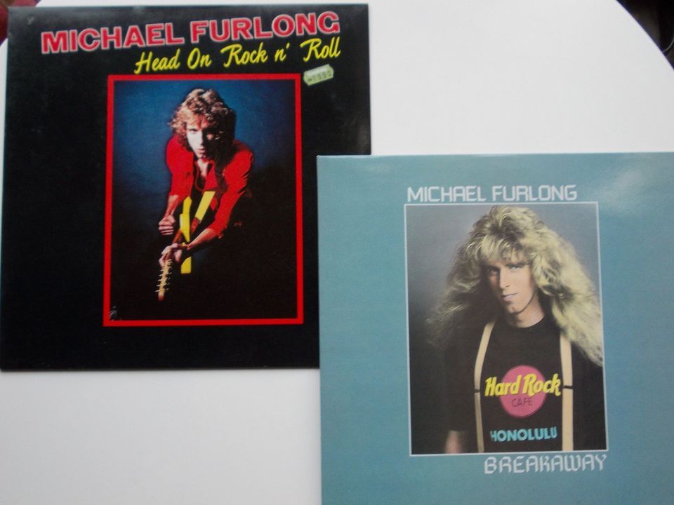 MICHAEL FURLONG - Head On+Breakaway - Schallplatten LPs 1984+1987 in Kaiserslautern