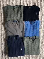 Strickpullover Cable Knit Zopfmuster grau grün blau xs m Pulli Baden-Württemberg - Rottenburg am Neckar Vorschau
