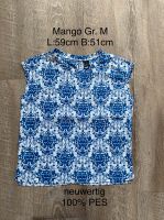 Neuwertig Mango Gr. 36 38 S M Damen Blau Weiß Blusenshirt Niedersachsen - Bohmte Vorschau