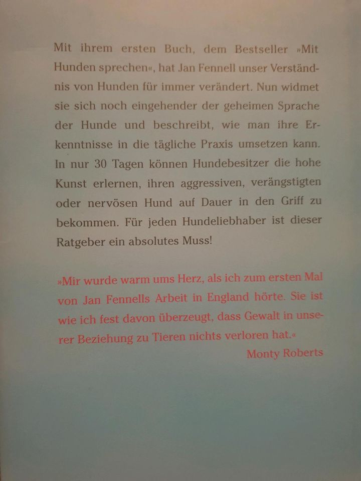 Buch: Mit Hunden Leben - Jan Fennell in Uffenheim