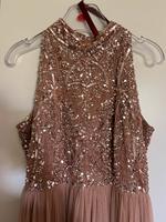Abendkleid / Kleid für Hochzeitsgast 42 beige Baden-Württemberg - Frankenhardt Vorschau