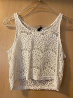 Damen Top weiß gehäkelt Festival H&M Gr. 32 Sachsen - Weißwasser Vorschau