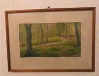 Aquarell original frühlingswald Holzrahmen Bild m passepartout Lützen - Lützen Dehlitz Vorschau