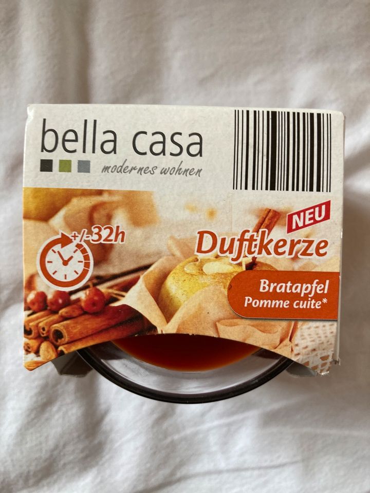 Bella Casa Duftkerze Bratapfel im Glas Advent Winter Weihnachten in Neumarkt i.d.OPf.