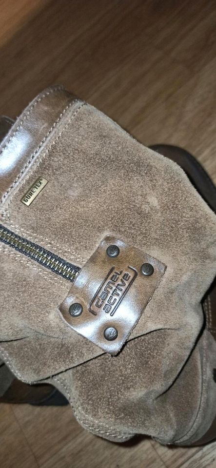 Braune Damen Camel Active Schuhe Leder Stiefel Stiefeletten Gr 37 in Leipzig