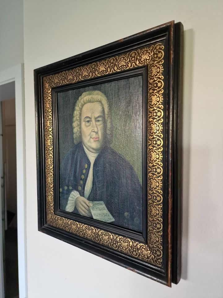 Gemälde Portrait - Johann Sebastian Bach - Spätbarock Bild Rokoko in Warendorf