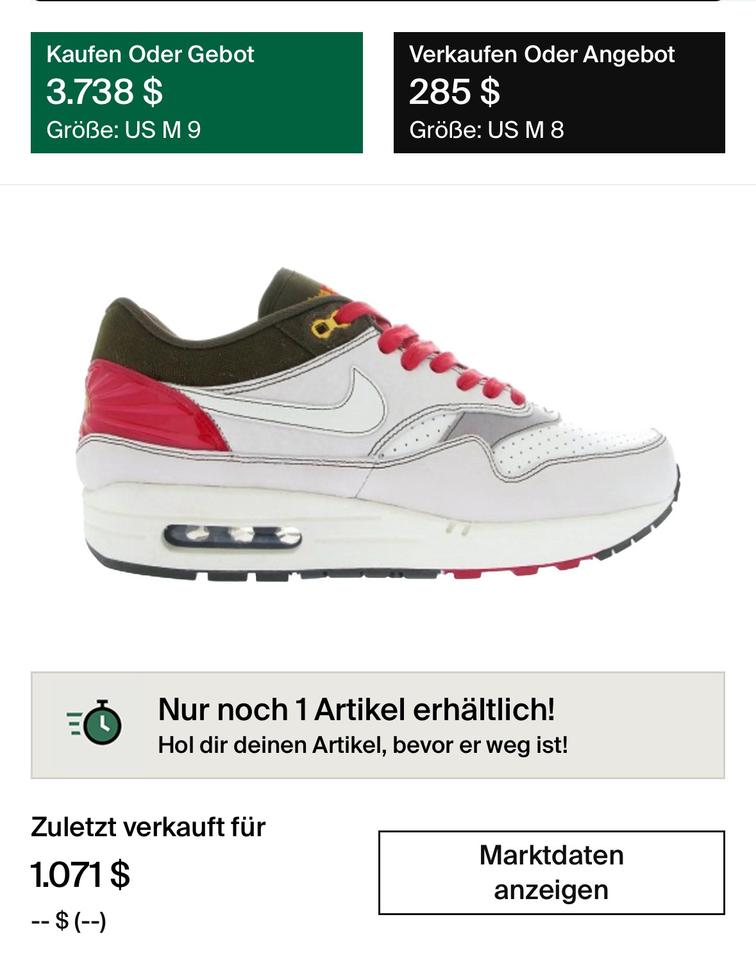 Nike Air Max 1 Premium Year Of The Ox Sammler 2009 Raritat