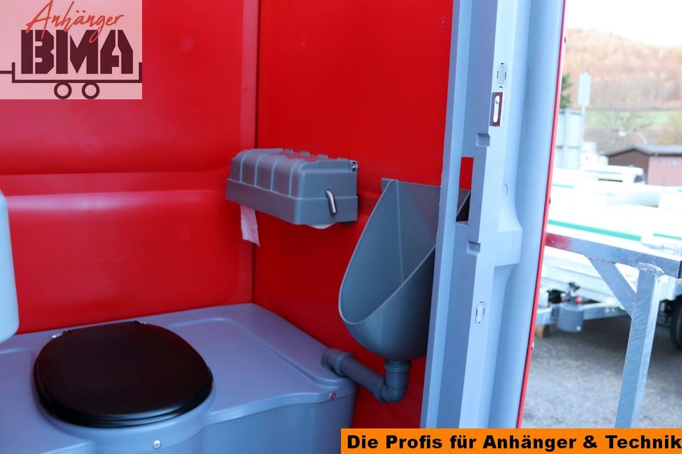 Anhänger BMA TO1 das mobile Baustellen WC Bautoilette made by BMA in Mühlhausen im Täle