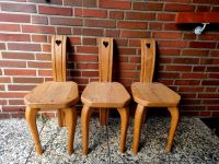 ❤️ 3 alte Stühle + Tisch ❤️ Schleswig-Holstein - Nahe Vorschau