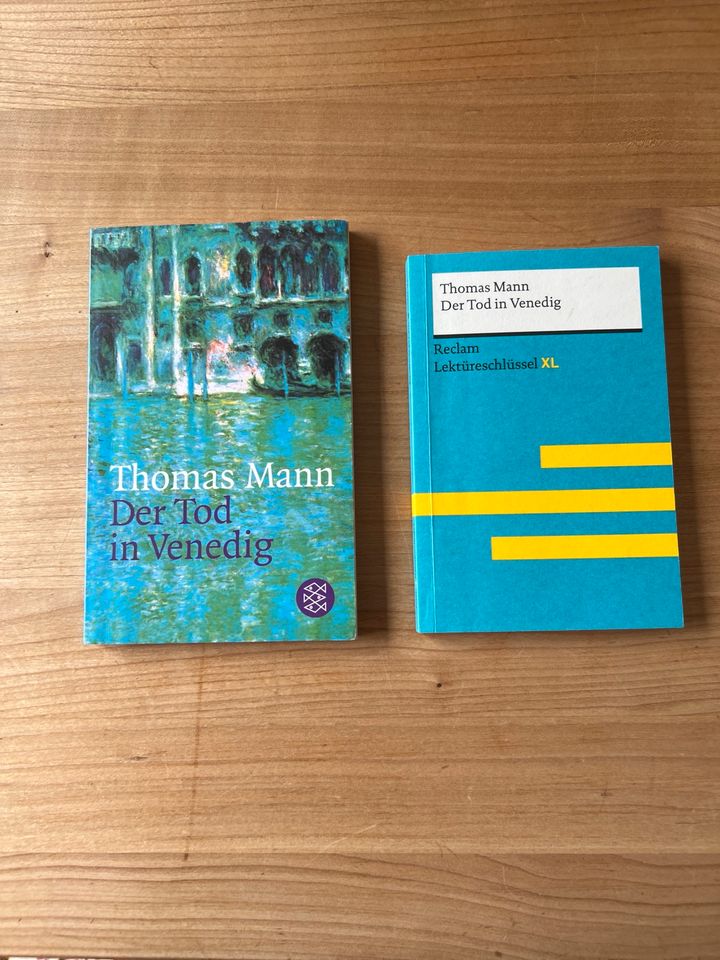Oberstufe Thomas Mann Tod in Venedig +Lektüre Schlüssel XL in Starnberg
