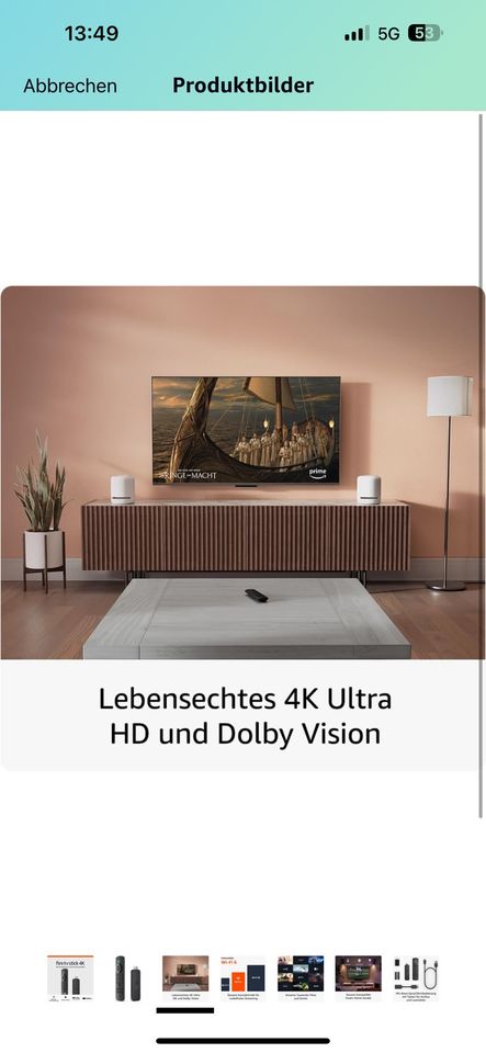 Amazon Fire Tv Stick 4k Ultra HD - schwarz - neu - OVP in Velbert