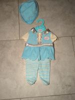Baby Born Set Strampler mit Hut babyblau Nordrhein-Westfalen - Hattingen Vorschau