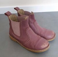 Gr 34 Kmins Leder Chelsea Boots Stiefeletten Halbschuhe Beere Nordrhein-Westfalen - Pulheim Vorschau